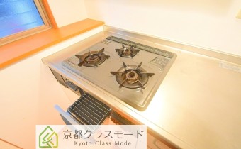 3口ガスコンロ（グリル付）