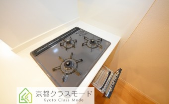 3口ガスコンロ（グリル付）