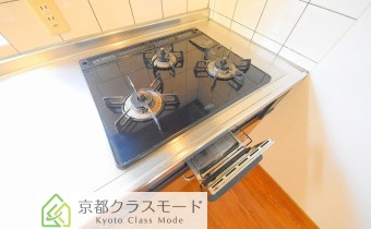 ３口ガスコンロ（グリル付）