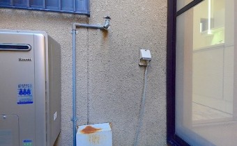 外でも洗濯機置けます！