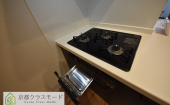 グリル付3口ガスコンロ
