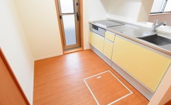 キッチンスペースは結構広いですよ