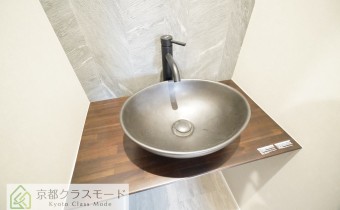 帰宅後すぐに手を洗える洗面台